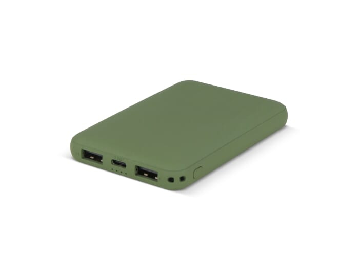 Powerbank 5000 mAh à personaliser Rock Vert olive